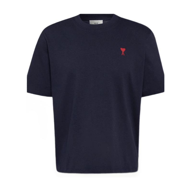 Ami Paris Camiseta Basic Azul