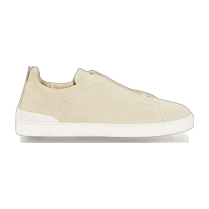 Zegna Triple Stitch Veludo Bege